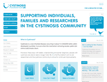 Tablet Screenshot of cystinosis.org.uk