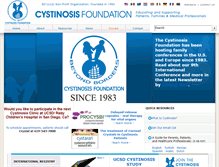 Tablet Screenshot of cystinosis.com
